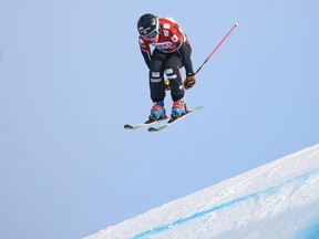 Britt Phelan came second at Sunday's World Cup ski cross event in Idre Fjall, Sweden,