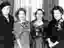 From left: Pioneering Quebec lawyers Elizabeth Monk, Marcelle Hemond-Lacoste, Suzanne Raymond-Filion and Constance Short, in a 1952 photo. Monk and Raymond-Filion were the first two women admitted to the Quebec Bar, on Jan. 15, 1942.