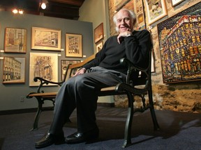 Avi Morrow in his Avmor building in Old Montreal in 2004.