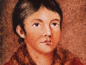 Mary March, also known by her Indigenous name as Demasduit, one of the last Beothuk, is shown in this painting by Lady Hamilton.