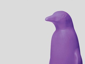 Oklahoma City police announced that the purple penguin statue, which disappeared from the 21c Museum Hotel, had been “returned home.”