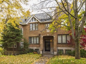 Situated on a quiet street in Westmount, the semi-detached house was built in the classical Victorian style in 1924.