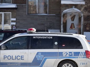 A Montreal police van.
