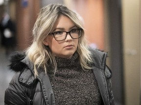 Alison De Courcy Ireland, 23, Alison De Courcy Ireland, 23, faces two impaired driving charges in connection with the 2015 crash of former Canadien Zack Kassian's truck in Notre-Dame-de-Grâce.