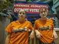 “We have everything to lose,” says Marie-Claude Carignan, with fellow McGill student Noah Fisher. Fisher says young people are ready to mobilize, despite cynicism about politicians who fail to deliver on their promises regarding climate change.