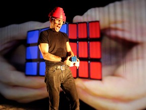 Rick Miller conjures up the spirit of Devo and Ernö Rubik in Boom X. He says the Rubik's Cube is one of the most amazing toys ever invented.
