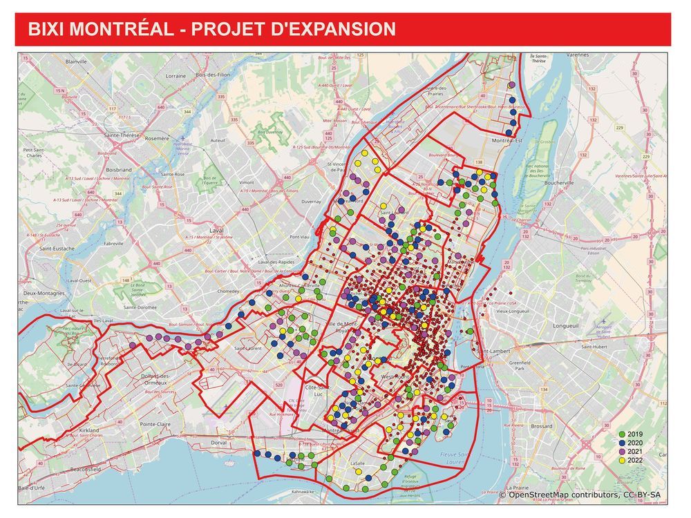 Bixi maps store