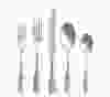 Add the look of timeworn flatware from an old English hotel to your table. Ashton Antique 20-Piece Flatware Set, $210 LinenChest.com.
