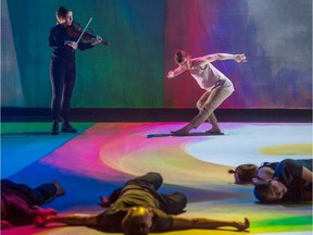 Arcade Fire violinist Sarah Neufeld performs in dance choreographer Peggy Baker's new show Who We Are In the Dark.