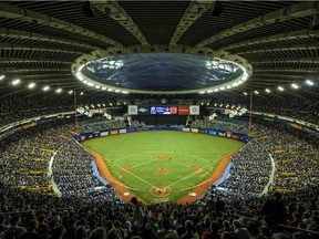 MLB pre-season games have drawn large crowds to the Olympic Stadium in recent years. CAQ ministers reacted favourably Wednesday to the possible return of Major League Baseball to Montreal, after reports that investors are eyeing the Peel Basin as a stadium site.