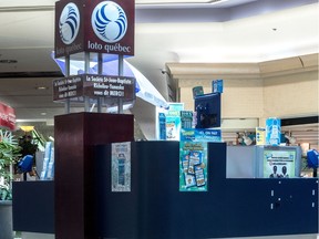 The Loto-Québec kiosk located at the Quartier Cavendish (aka Cavendish Mall) in Montreal, on Thursday, August 3, 2017