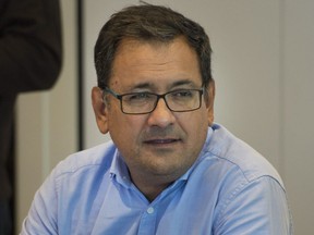 The motion was presented by the Québec solidaire point person on immigration and diversity, Andrés Fontecilla, seen in a file photo.