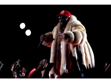 Big Boi performs during the Pepsi Super Bowl LIII Halftime Show at Mercedes-Benz Stadium on Sunday, Feb. 3, 2019, in Atlanta.