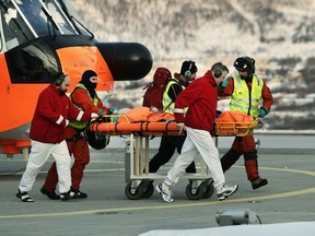 Rescue workers bring an avalanche survivor from a helicopter to a Norwegian hospital. In 1999, Anna Bagenholm was rushed to hospital by helicopter in Norway after falling into a frozen stream. Emergency physicians were experienced with hypothermia and used that to help save her life.