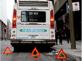 On Friday, 1,238 buses were sent out for the morning rush hour out of the 1,424 the STM says are necessary to respect its service commitments.