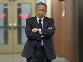 Former SNC-Lavalin vice-president Sami Bebawi leaves a courtroom in Montreal on Friday, February 15, 2019.