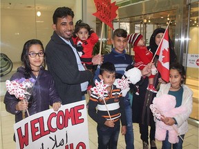 Members of the Barho family are shown upon arrival in Canada on Sept. 29 2017, at the Halifax airport in a handout photo. Seven children, all members of a Syrian refugee family, died early Tuesday in a fast-moving house fire described as Nova Scotia's deadliest blaze in recent memory. In a brief interview from the hospital, Imam Wael Haridy of the Nova Scotia Islamic Community Centre said the Syrians - whose family name is Barho - had fled that country's civil war.THE CANADIAN PRESS/Enfield Weekly Press-Pat Healey MANDATORY CREDIT ORG XMIT: XAV201