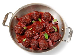 Persian Meatballs with Beet Sauce is one of 167 recipes in Israeli Soul, written by Michael Solomonov.
