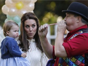 She's the duchess of Cambridge, and she's still dreading having to be responsible for Princess Charlotte's balloon for the rest of the week.
