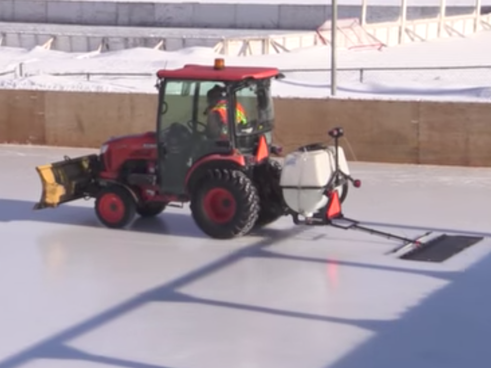 It's a Simpsoni! StLazare mechanic builds homemade ice resurfacer