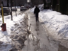 Screen shot from Pierre Obendrauf video interviews with Montrealers about surviving winter.