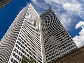 The towers at Place Ville Marie in 2014.