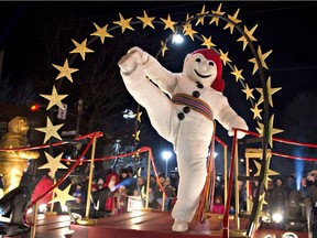 Bonhomme Carnaval at the 2013 parade.