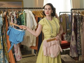 Rachel Brosnahan in a scene from The Marvelous Mrs. Maisel.