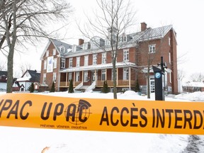 The Quebec police anti-corruption squad (UPAC) raided a municipal office in Chambly, on Wednesday, February 27, 2019.