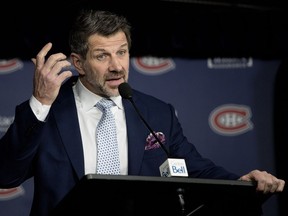 Contrary to popular opinion, coaches and GMs don’t get smarter or dumber with every win or loss, writes Jack Todd. Above, Montreal Canadiens GM Marc Bergevin.