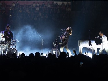 Mumford and Sons perform at the Bell Centre on March 4, 2019.