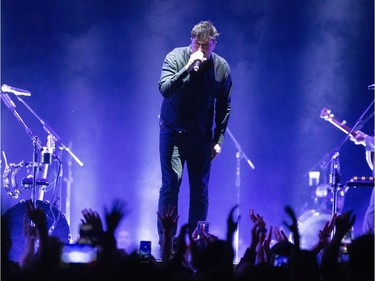 Mumford and Sons perform at the Bell Centre on March 4, 2019.