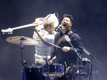 Mumford and Sons perform at the Bell Centre on March 4, 2019.