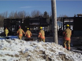 Volunteer firefighters extinguished the blaze at Kanehsatake CrossFit Monday morning. A crowdfunding page to raise money for a rebuild amassed more than $10,000 in its first 24 hours.