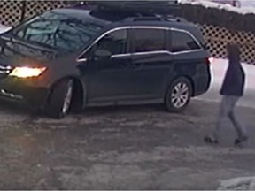 Longueuil police are looking for a white man in his 30s who attempted to make off with a car outside a daycare on Feb. 25.