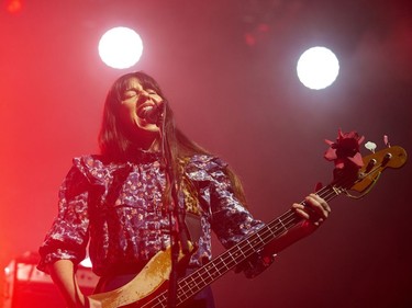 Paz Lenchantin of Pixies at the Bell Centre on March 13, 2019.