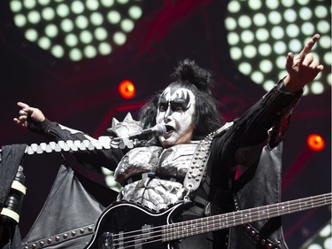 Kiss performs at the Bell Centre in Montreal, March 19, 2019.