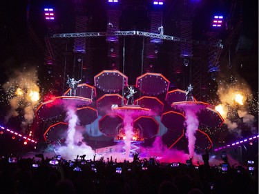 Kiss performs at the Bell Centre in Montreal, March 19, 2019.