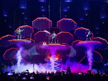 Kiss performs at the Bell Centre in Montreal, March 19, 2019.