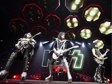 Kiss performs at the Bell Centre in Montreal, March 19, 2019.