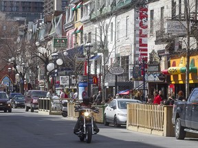 St-Denis St. between Ontario and de Maisonneuve still features many restaurants and bars, but Lise Ravary says the street is far from what it once was.