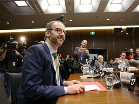 Gerald Butts, former principal secretary to Prime Minister Justin Trudeau, testifies before the House of Commons justice committee Wednesday, March 6, 2019.