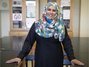 "I know I have a lot of leadership qualities," says teacher Nadia Naqvi, seen in a June 2018 file photo. "I know I have a lot to offer my school board ... but I'm stuck. If that's not the definition of second-class citizen, I don't know what is."
