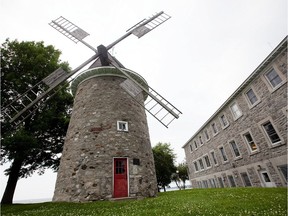 A view of the iconic windmill in Pointe-Claire Village from several years ago. It was damaged during a windstorm last fall.