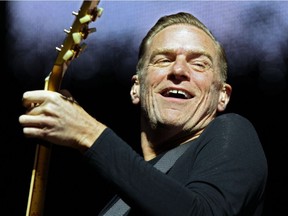 Bryan Adams in concert at the Bell Centre in Montreal in 2012.