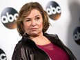 In this file photo taken on Jan. 8, 2018 actress Roseanne Barr attends the Disney ABC Television TCA Winter Press Tour in Pasadena, Calif.