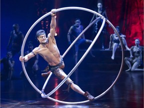 The Cirque du Soleil performed a preview of its Alegria revival in Montreal on April 10.