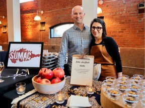 Sumac restaurant's David Bloom and Raquel Zagury bring their best to the Batshaw Centres Foundation's Défi Canapé.