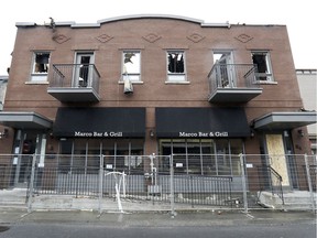 The Montreal Police are investigating a fire that gutted the Marco Bar & Grill in Ste-Anne-de-Bellevue.