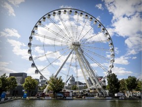 The Montreal Observation Wheel has become a popular tourist attraction and part of Montreal's skyline since it was opened in 2017 as part of the city's 375th anniversary.